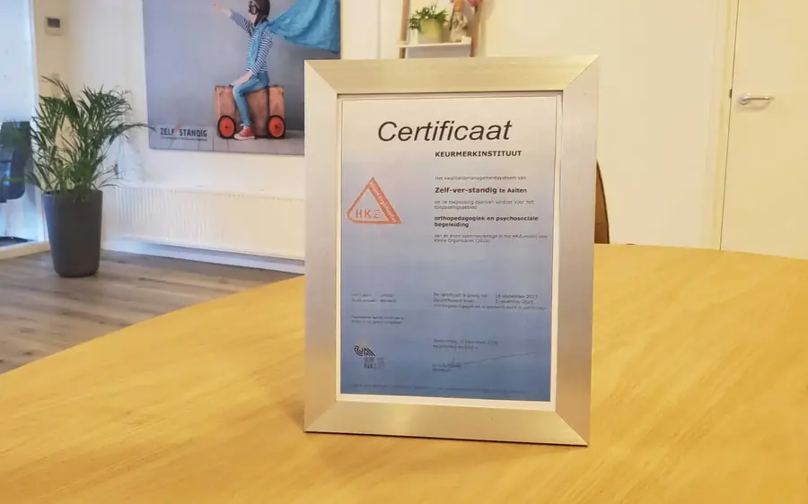 Het HKZ-certificaat van Zelf-ver-standig in de praktijk in Aalten